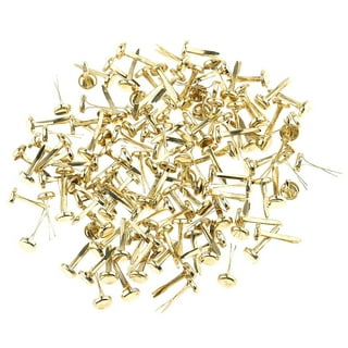 Paper Fasteners Brass Silver Plated Split Butterfly Pins in 7 Size