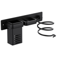 thumbnail image 1 of Hair Dryer Holder Wall Mounted Hair Straightener Holder with 2 Storage Cups Multi-Functional Space Saving Hair Dryer Box, 1 of 5