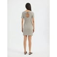 thumbnail image 4 of Square Neck Short Sleeve Mini Bodycon Dress, 4 of 5