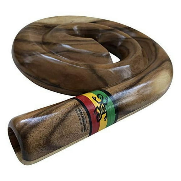 Hardwood Spiral Didgeridoo - Compact Travel Didge from World Percussion USA