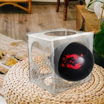 Toyvian White Portable Balloon Measurer with 11 Hole Size Marker for Festival and Party Use