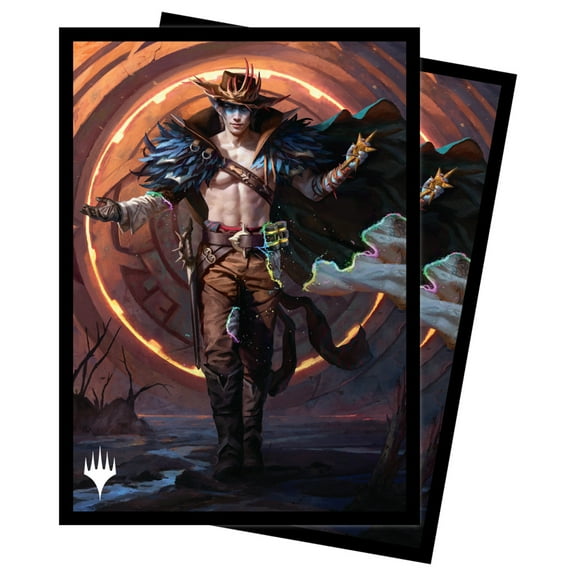 Outlaws of Thunder Junction Oko, the Ringleader Key Art Deck Protector Sleeves (100ct) for Magic: The Gathering