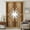 Brown, variant on Red Black Sheer Curtains 54 Inches Long, Southwest Geometric Aztec Farmhouse Tribal Light Filering Curtains, Breathable Simi Curtain Privacy Drapes for Kitchen Bathroom Small Window Treatment