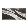 thumbnail image 2 of Faulkner Tapis de Patio 46258 Design Vagues d'Été; Longueur 16 Pieds x Largeur 8 Pieds; Noir; Polypropylène; Tissu Réversible; Résistant à la Moisissure; Sans Œillets/sac de Rangement; avec Attaches de Coin, 2 of 4