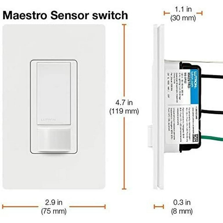 Lutron motion cheap sensor switch