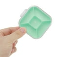 thumbnail image 5 of Unique Bargains 1 Pc Pill Case 5 Grid Portable Pill Box Green, 5 of 6