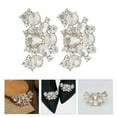 thumbnail image 2 of 2pcs Shoe Clips Decorative Shoe Clips Rhinestone Shoe Jewelry Shoe Accessories, 2 of 8