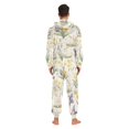 thumbnail image 4 of FORMRS Onesies Pajama for Adults Unisex Hoodie Winter Jumpsuit One Piece Sleepwear, Sizes S-2XL, Floral Rabbit, 4 of 7