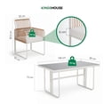 thumbnail image 4 of Comedor Exterior Sunset Para Patio Jardín  4 Personas Rattan KingsHouse beige 5 piezas, 4 of 8