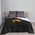 thumbnail image 3 of Moonlight Wolf Wildlife Throw Blanket, Super Soft Anti-Pilling Flannel Bed Blankets, 40"x30", 3 of 8