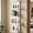 5 tier White, variant on 5 Tier Wall Shelf Unit-White Floating Shelves for Home Decor, Modern Unique Asymmetric Design for Bedroom & Living Room Storage