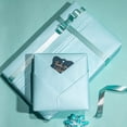 thumbnail image 6 of Baby Blue Gift Wrapping Paper - Solid Color Pearly Shiny Silk Paper Jumbo Roll Perfect for Wedding, Birthday, Baby Boy, Anniversaries, Bridal Shower, Easter - 30 Inches x 100 Feet, 6 of 7