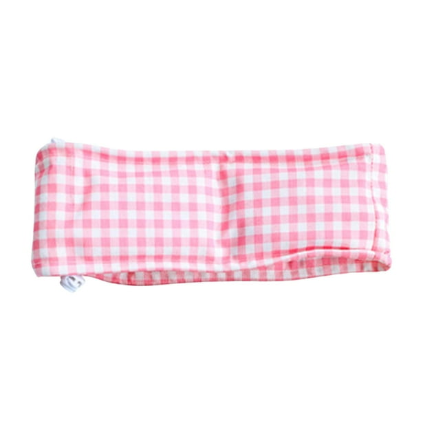 Bandana refrescante para perros, collar de verano, lavable, suave, portátil, cómodo y refrescante para mascotas Rosa y S