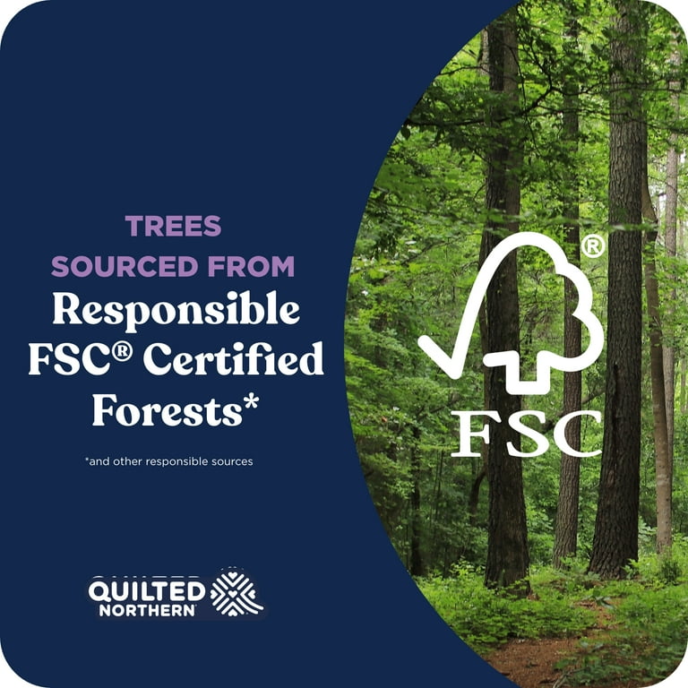 Quilted Northern Ultra Plush 30 Mega Rolls, 3X More Absorbent*, Luxurious Soft Toilet Paper