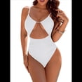 thumbnail image 2 of Traje de Baño de una Pieza para Mujer, con Control de Abdomen, Favorecedor, Atrevido, con Corte Alto, XL, 2 of 10
