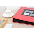 thumbnail image 3 of Ywlake Photo Album 4x6 500 Pockets Photos, Extra Large Capacity Family Wedding Picture Albums Holds 500 Horizontal and Vertical Photos Red, 3 of 3