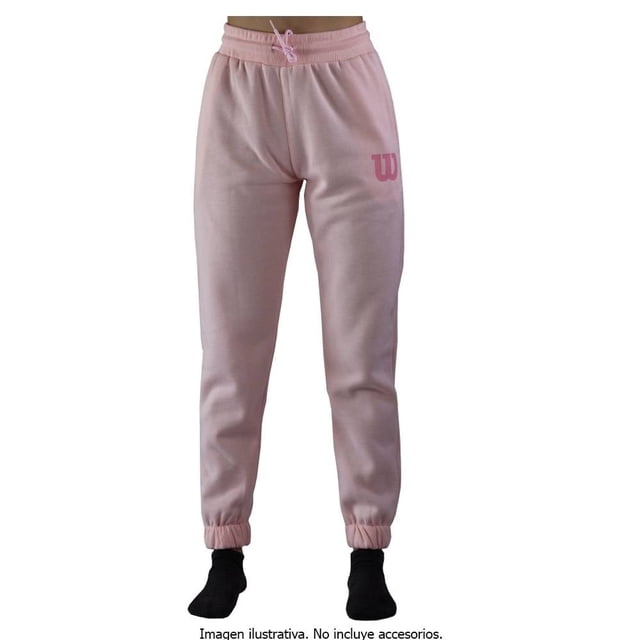 Pantalón Wilson para Mujer, Deportivo Tipo Jogger Liso Rosa Talla M