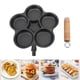 thumbnail image 5 of Sartén de Hierro Fundido, Sartén para Desayuno Sin Revestimiento, Sartén para Tortilla Antiadherente, Molde para Hamburguesas de Cinco Orificios, Sartén para Bola de Masa de Huevo, 5 of 5