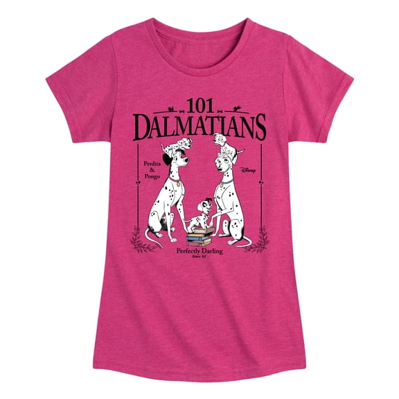 101 Dalmatians - Poster - Youth Girls Fitted Short Sleeve T-Shirt
