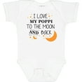 thumbnail image 3 of Inktastic I Love My Poppi to the Moon and Back Boys or Girls Baby Bodysuit, 3 of 5