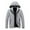 Grey, variant on JIANJIA Mens Coats And Jackets Solid Color Hooded Long Sleeve Thin Modern Trend Baseball Cardigan Autumn Winter Outerwear Holiday Wear