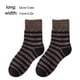 thumbnail image 4 of Calcetines de Invierno Minnieouse para Hombre 5 pares Media Pantorrilla Rayas café, 4 of 6