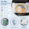 thumbnail image 4 of Auertech 36 lbs Portable Washing Machine Top Load Fully Automatic Washer with LED Display & Drain Pump, 4 of 5