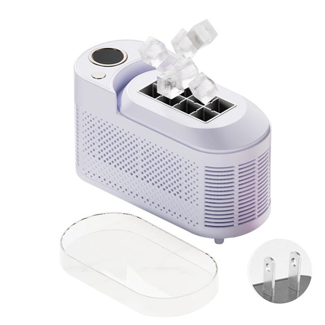 SHANGYU Ice Maker Countertop, Personal Countertop Ice Maker, Self-Cleaning Ice Cube Makers with Basket and Tweezer, Portable Ice Maker Machine With Dual Ice Modes, for Home, Kitchen, Camping, RV