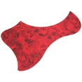 thumbnail image 2 of 2Pcs Acoustic Guitar Pickguard Folk AntiScratch Guard Plate Replacement for 3841in Celluloid(Red Tortoise Color Bird Shape ), 2 of 14