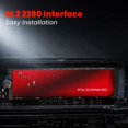 thumbnail image 6 of 1 Pack 256GB NVMe SSD, .2 2280 PCIe Gen3x4 Internal Solid State Drive, TLC NAND, for Laptops and Desktop, 6 of 7