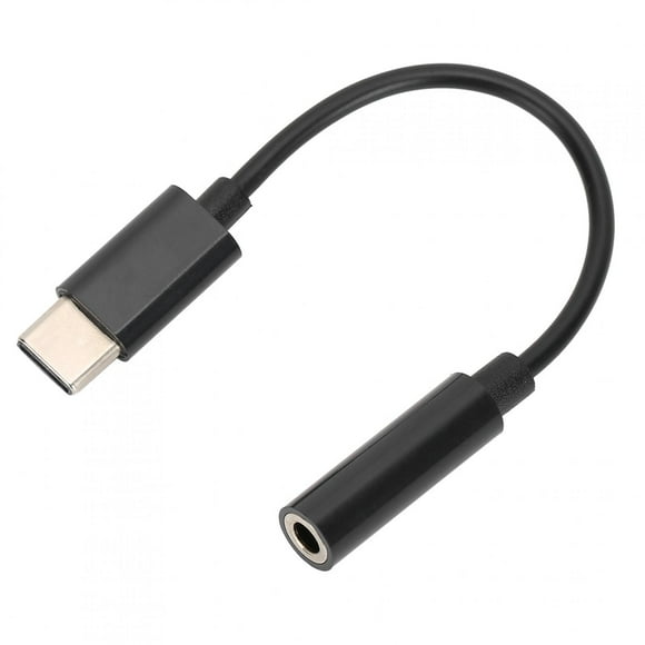 Herwey USB‑C Type C,USB‑C Type C Adapter Port to 3.5MM Aux Audio Jack Earphone Headphone Cable USB Black,Type C to 3.5MM Audio