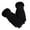 Black, variant on MIASHUI Women's Suede Leather Ski Gloves, Waterproof Windproof Thermal Riding Gloves for Motorcycle, Snowboarding, Winter Sports Grey