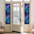 thumbnail image 2 of Starry Sky Window Privacy Film, Modern Rustic Blue Purple Ombre Star Night Static Cling UV Sun Blocking Heat Control Window Tint, Non-Adhesive One Way Windows Privacy Cover 17.7''x78.7'', 2 of 7