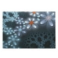 thumbnail image 1 of Fractal Cutting Board, Vibrant Flower Pattern Computer Art Featured Futuristic Ornate Petals Graphic, Decorative Tempered Glass Cutting and Serving Board, Large Size, Blue Purple, by Ambesonne, 1 of 1