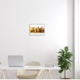 thumbnail image 2 of Stupell Industries Dream Big Glam City Skyline Graphic Art Gray Framed Art Print Wall Art, Design by Ziwei Li, 2 of 7