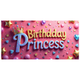 thumbnail image 2 of Birthday Princess Banner Backdrop Party Supplies Decorations for Kids Room Happy Birthday Celebration Photography Props Party Background Decor, 2 of 4