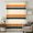 Orange, variant on Orange Blue Stripe Sheer Curtains 108 Inches Extra Long, Minimalist Farmhouse Stripes Light Filering Curtains, Privacy Drapes Simi Floor to Veiling Curtain for Living Room Large Window Treatment