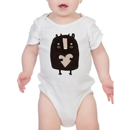 

Cute Monster Big Heart. Bodysuit Infant -Image by Shutterstock 24 Months