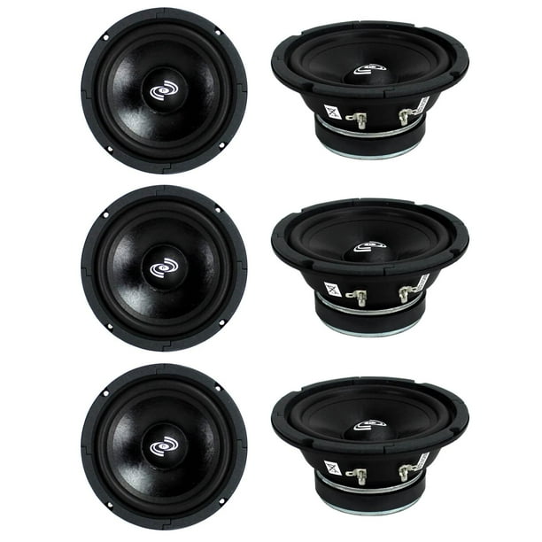 6) Pyle PDMR6 MidRange 6.5" 1800W Car Mid Bass Mid Range Woofers Audio
