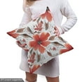 thumbnail image 5 of Ambesonne Floral Fabric by the Yard Upholstery, Vintage Garden Vibes Flower, 5 Yards, Pale Sepia Salmon and White, 5 of 5