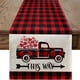 thumbnail image 1 of Bandera de Mesa Ganfancp Día de San Valentín Decoración de Festival Pequeño Gnomo Patrón Mantel de Lino 33 * 275Cm, 1 of 7