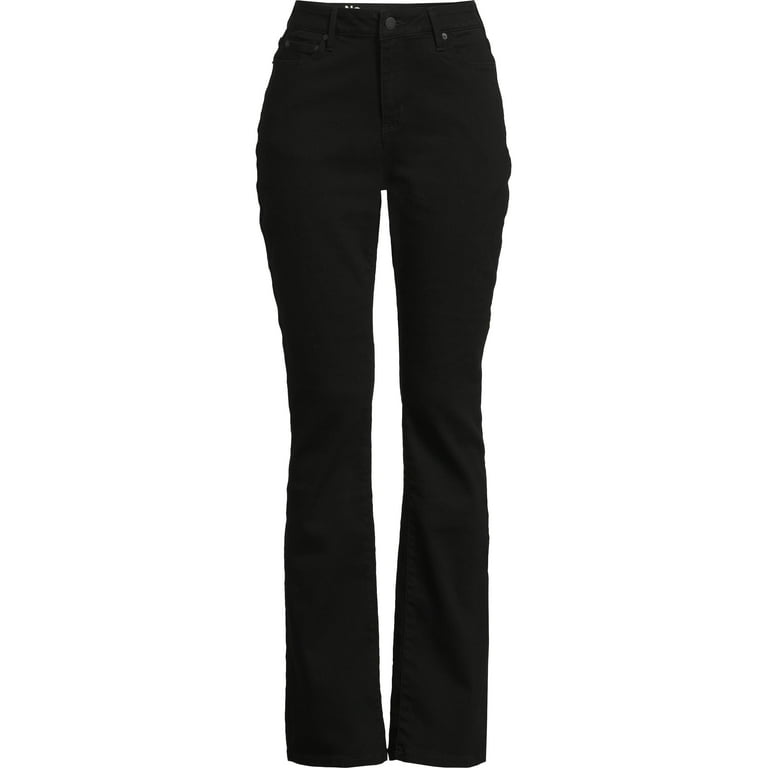 No Boundaries Mid Rise Bootcut Jean 2 pack Light Wash Black Women s Walmart