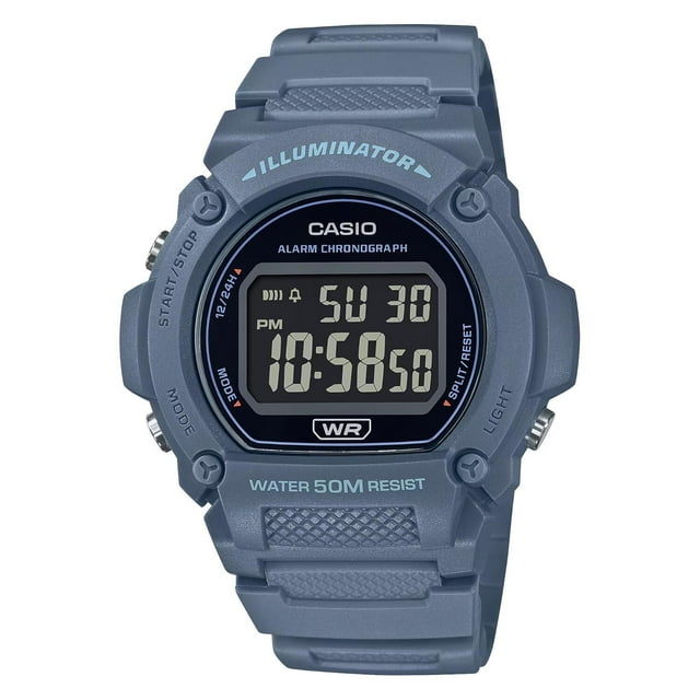 Reloj CASIO W-219HC-2BVCF Illuminator-Azul azul
