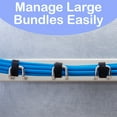 thumbnail image 5 of 200 Pcs Cord Organizer Cable Management, Black, Reusable Wire Ties, Wrap Straps Knox Home & Health, 5 of 5