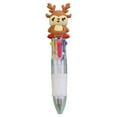 thumbnail image 1 of Dsscvnef Christmas Pens Set 4 Color Ballpoint Oil Pens Cartoon Snowman Santa Design Smooth Writing Student Reusable Ink Hand Pen, 1 of 7