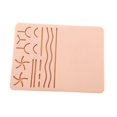 thumbnail image 4 of Almohadilla de práctica de sutura ,DIY Suturing Practice Pad Silicone Skin Realistic ,Pad,heridas de corte previas resistentes a la lágrima de la lágrima ,Modelo de capacitación, 4 of 9