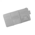 thumbnail image 3 of Car Sun Visor Pouch Interior Eyeglasses Bag RV Trailer Cards Mobile Phone Storage Holder Case Hanger Organizer Automobile Black, 3 of 7
