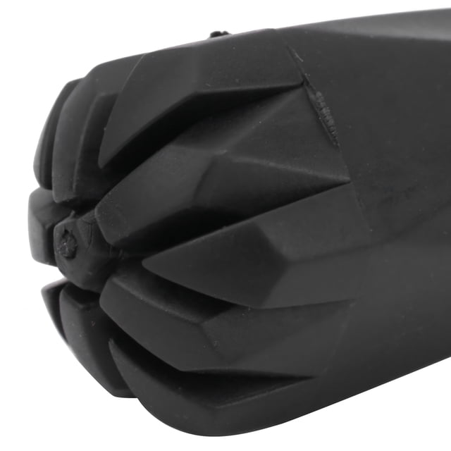 Cubierta de PIE de Palo para Caminar, Goma Negra+Metal 155G 10 PPCS Protectorados de Punta de de Trekking, Para La Carretera de Cemento Húmedo Road Slope Road