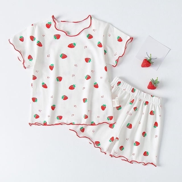Conjunto de pijama infantil de manga larga con estampado informal de dos piezas, ropa de estar por casa suave y transpirable para niños y niñas pequeños, primavera, verano e invierno, tallas 80-130.