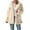 Khaki1, variant on JGGSPWM Women's Casual Sherpa Fleece Jacket Solid Color Long Sleeve Open Front Winter Outerwear Coat Blue L